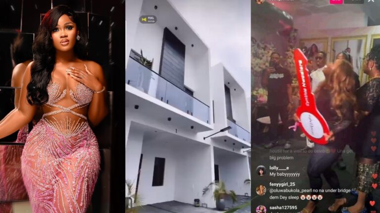 Spartans fans gifts Cee-C a house reportedly worth N400 million to mark her 31st Birthday.